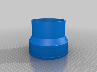 Reducing Socket DN125 auf DN110 Reduzierung KG HT Rohr