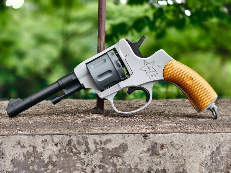 Nagant M1895  Classic Revolver  WW2 Fidget  Toy  