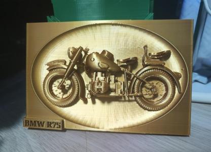 Motorcycle BMW R75