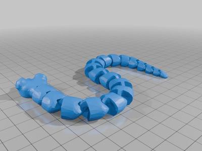 Snake sheped like S or five