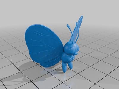 Butterfree - Low poly