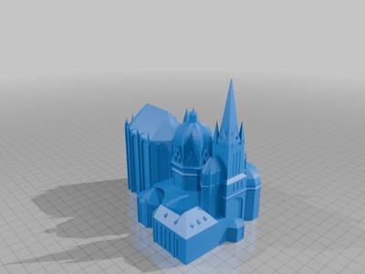 Dom Aachen with Hole for LED Candle