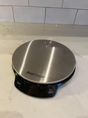 Holder for Pro Breeze kitchen scale, cabinet door