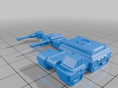 Bulwark fire support assault tank