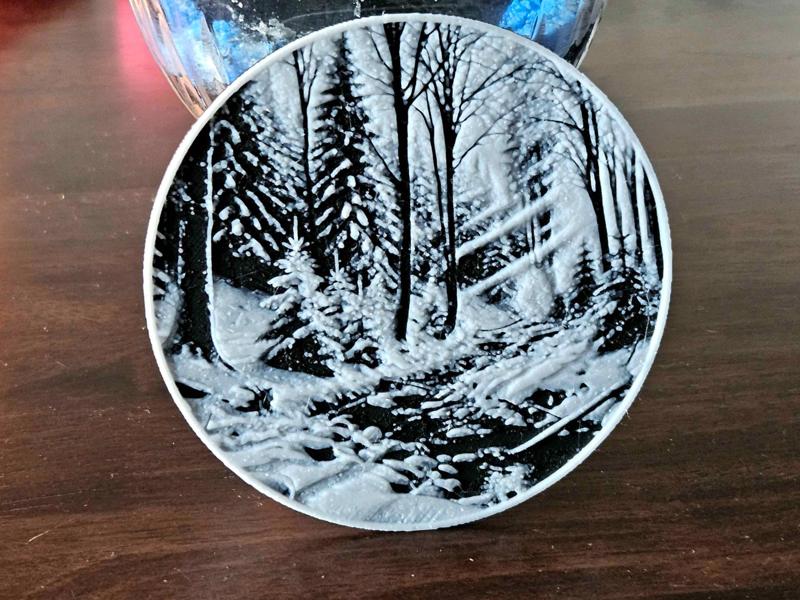 Winter Forest Coaster