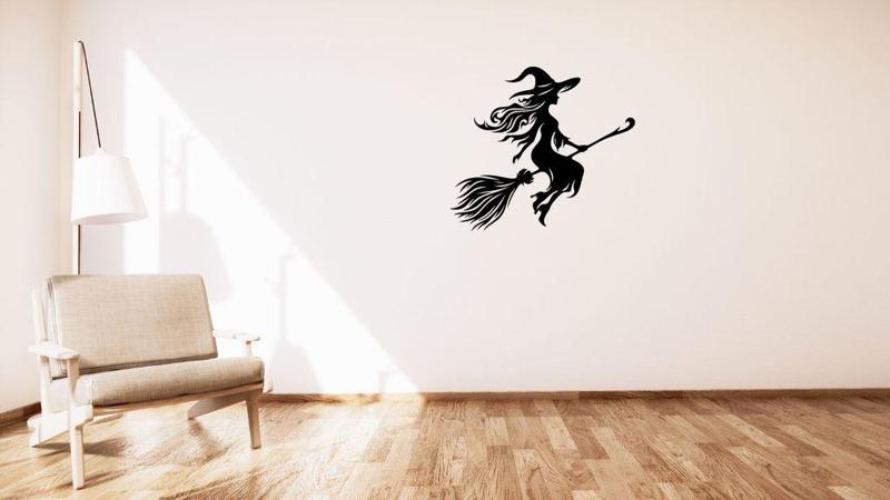 Witch / Čarodějnice wall or table decoration