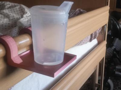 Parametric Nursing Bed Tray (Pflegebett Tablett)