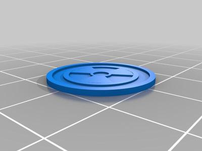 Drinks coaster nuclear logo Fallout coaster radiation