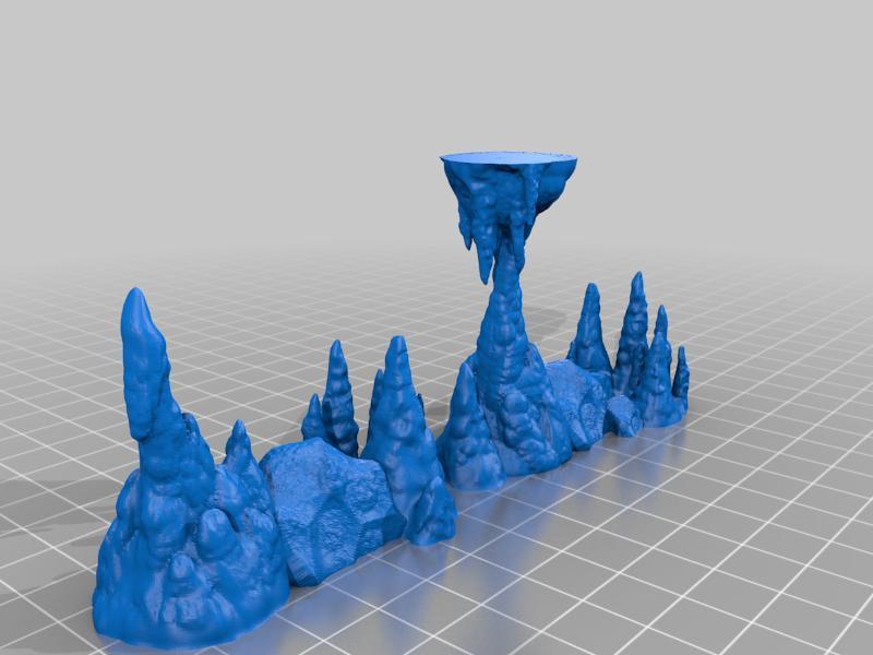 Gloomhaven - Frosthaven cave walls