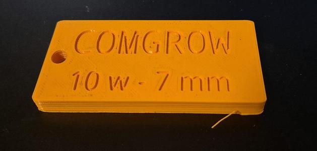 CALE NIVEAU GRAVEUR LASER COMGROW 7mm 10w