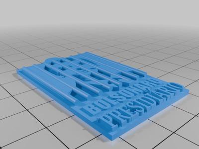 Bolsonaro Presidiário (chaveiro)