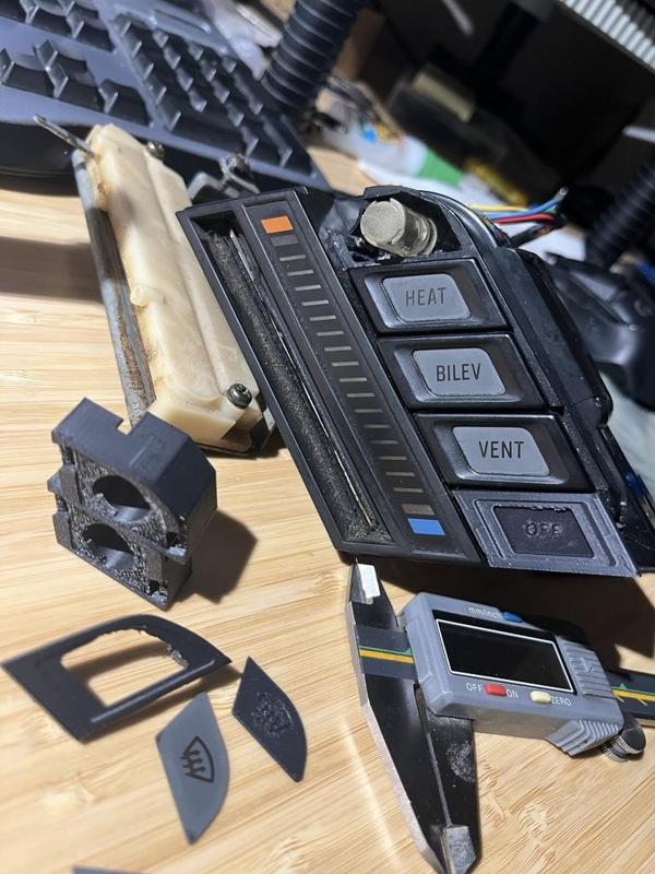 Subaru L-Series DL GL Loyale HVAC Buttons