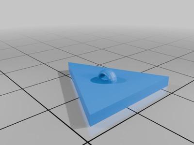 Triforce button