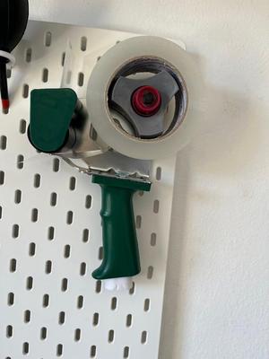 Tape gun holder for skadis