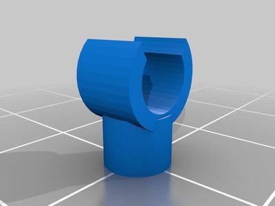 Parametric cable clip with magnet
