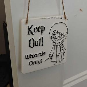 Harry Potter - Keep Out Doorsign