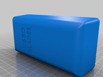 USED BLADE DISPOSAL CONTAINER