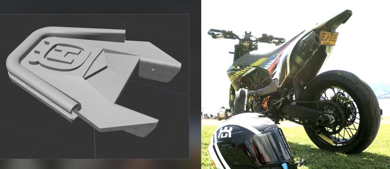 Husqvarna 701 Tailtidy Led Mount ONLY $5 USD 