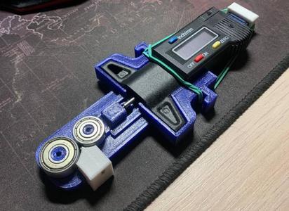 Pet tape and filament depth gauge holder / Измеритель толщины pet ленты и филамента