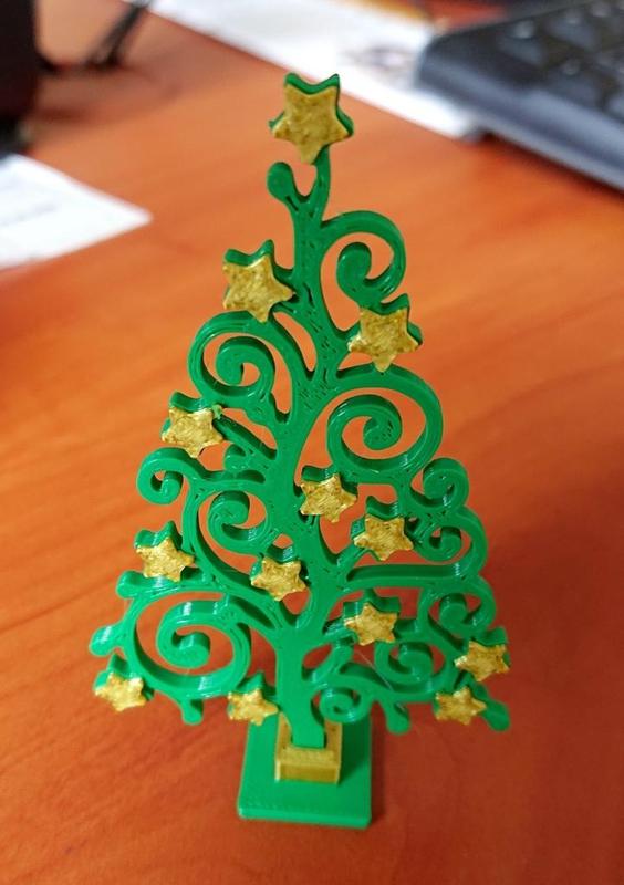 Christmas Tree with Stars and with stand