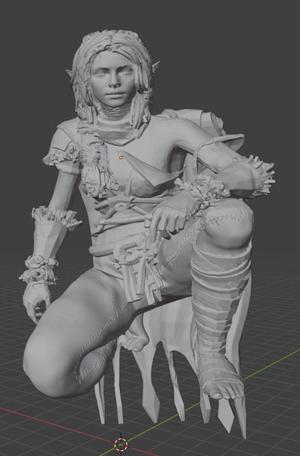 Lienor Thirys Half-Elf Girl(Read description)