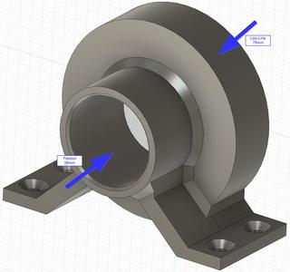 Vaccum cleaner Festool to Loc-Lin FLEXI 75 Adapter 