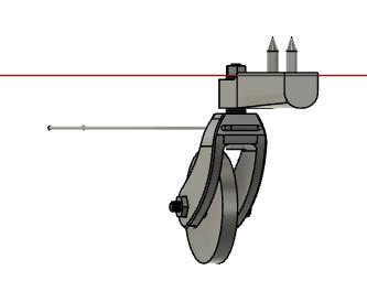 Heckrad für RC Flieger