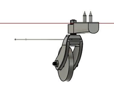Heckrad für RC Flieger