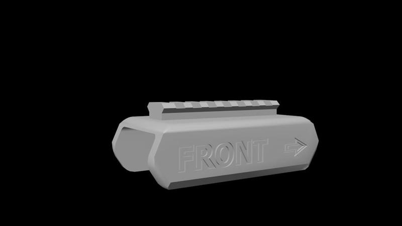 Airsaoft M72A7 Launcher Rail