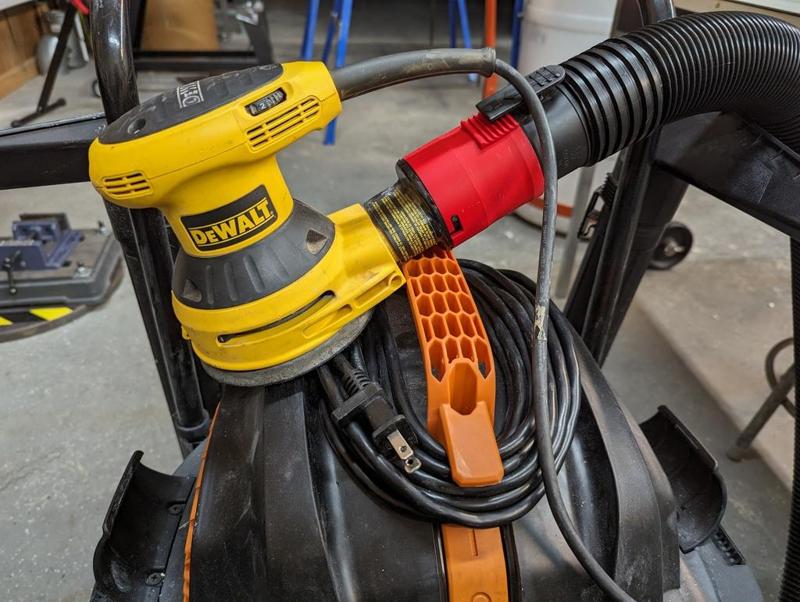 dewalt sander vac adapter