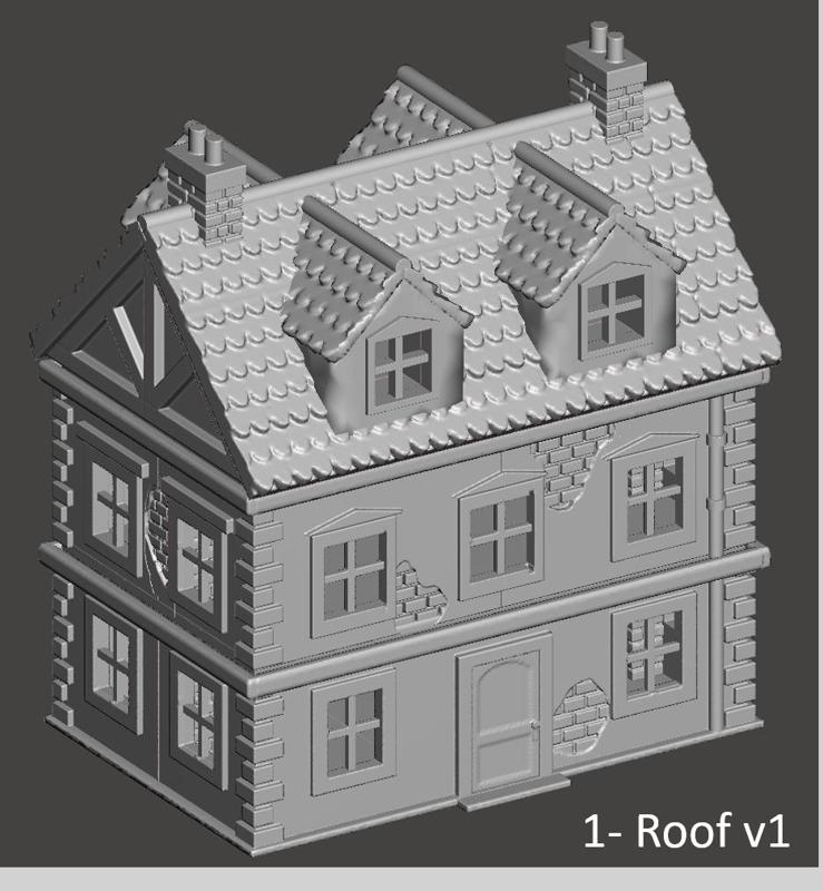 15mm buildings WW1/WW2 wargame terrain- 10 different buildings