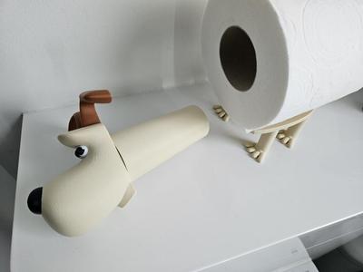 Gromit Toilet Roll Holder Neck Extension