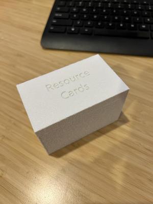 Catan resource cards box