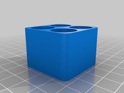 Simple AA battery holder