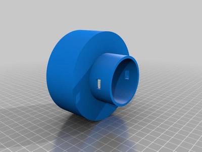 Adapter for Fein Vac to Shopbot CNC