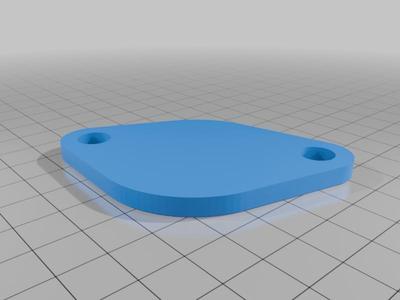 BMW E30 M20 exhaust port cover