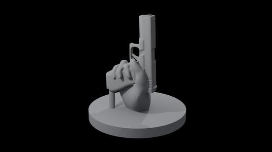 Glock G20 Stand / Deco