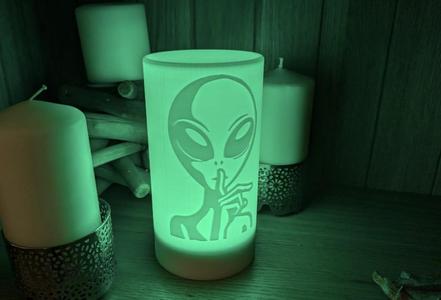Alien shhh nightlight