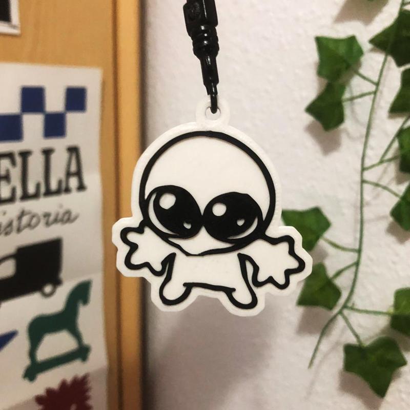 Cute doodle keychain