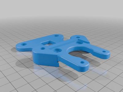 Modified Y-axis motor holder for Cantilever Laser Engraver (Creality 42-34 Step motor)