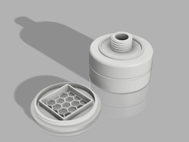 NATO 40MM Mock Gas Mask Canister 