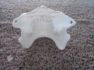 skull mask for Halloween!