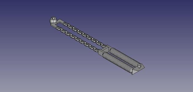 Bruder Ersatzteil Federketten für Claas Disco 8550 C Plus / Bruder spare part spring chains for Claas Disco 8550 C Plus