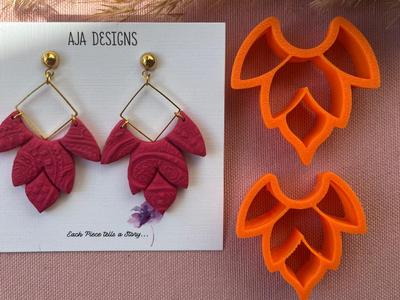 Polymer Clay Earring Mold 8