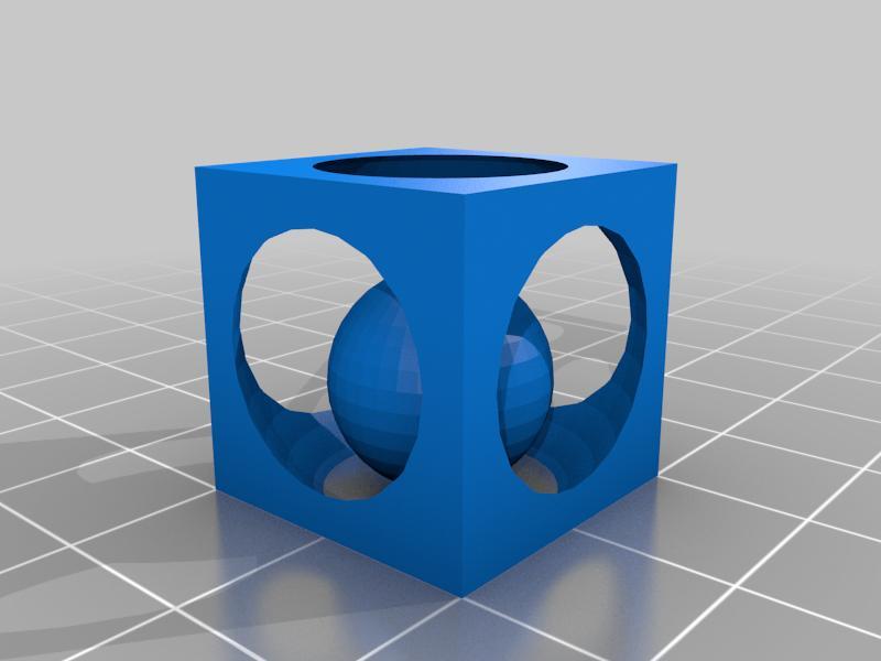 ball in a cube 