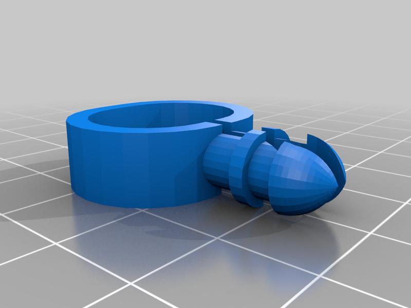 Clip on / Cable hook (Motorcycle Fender - FRONT)