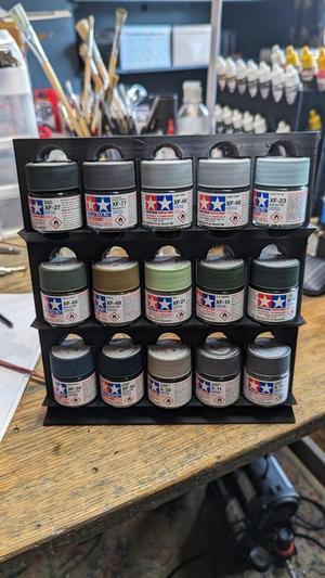 Tamiya Paint Pot Rack