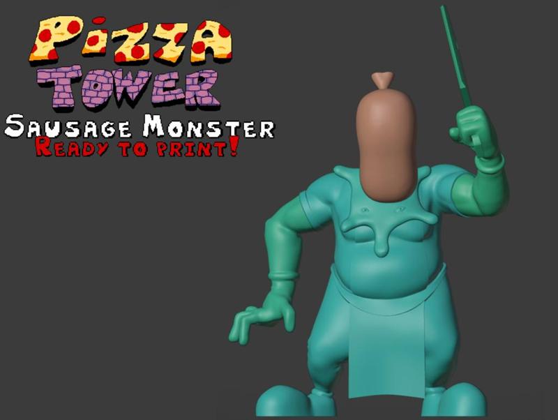 Sausage Monster - Pizza Tower