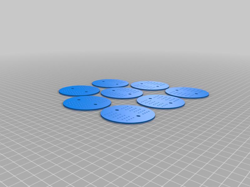 Ground Anchors Plastic disk for Attaching Mulch Leaves Garden Pegs