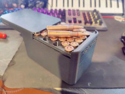 7,62x54r 50 rounds ammo box
